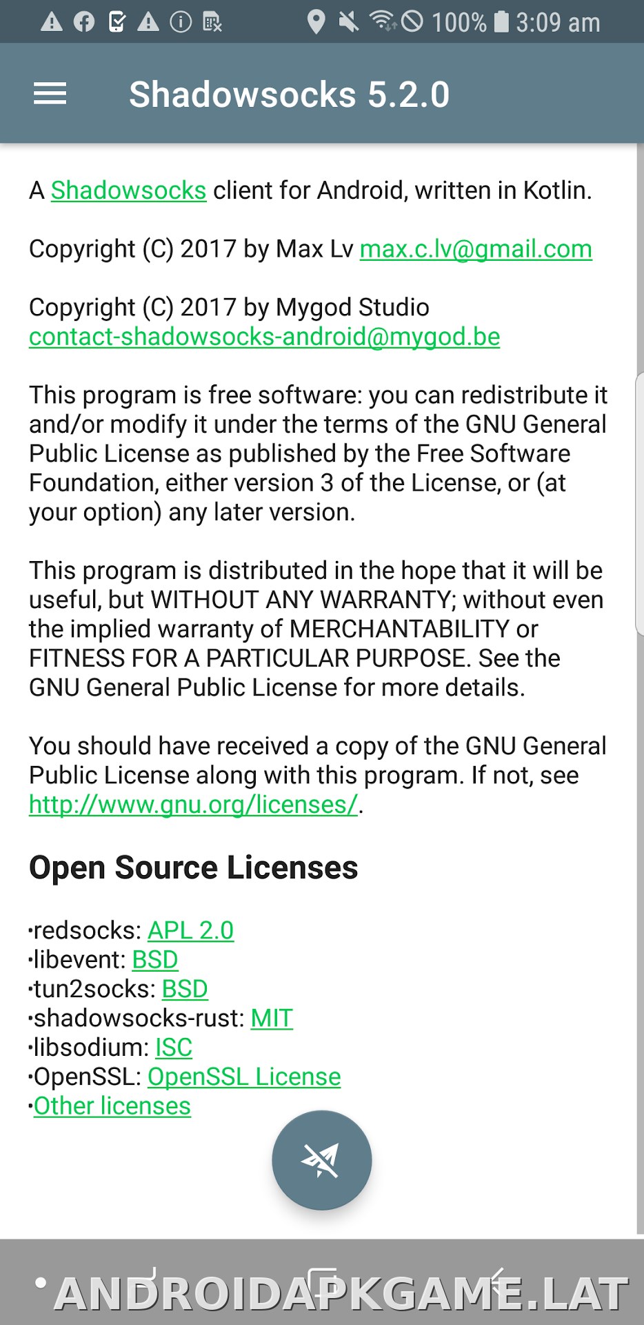 Shadowsocks скриншот 1