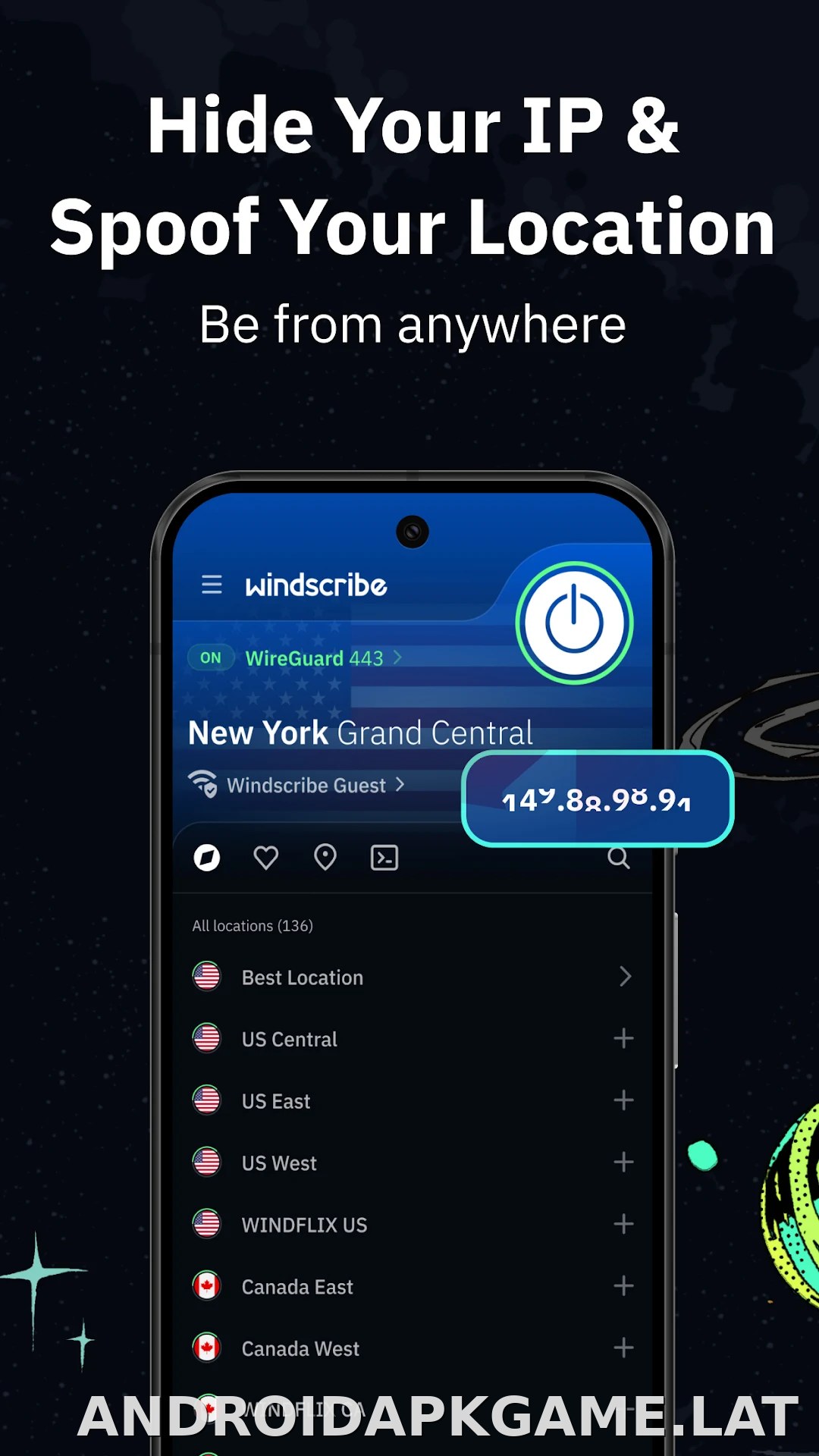 Windscribe скриншот 5