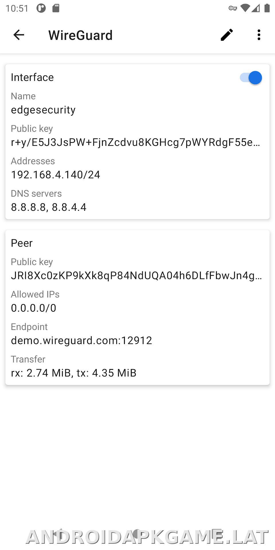 WireGuard скриншот 2